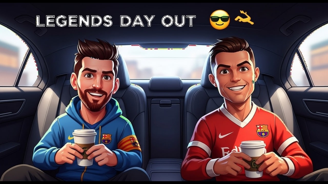 When Messi and Ronaldo Travel Together…