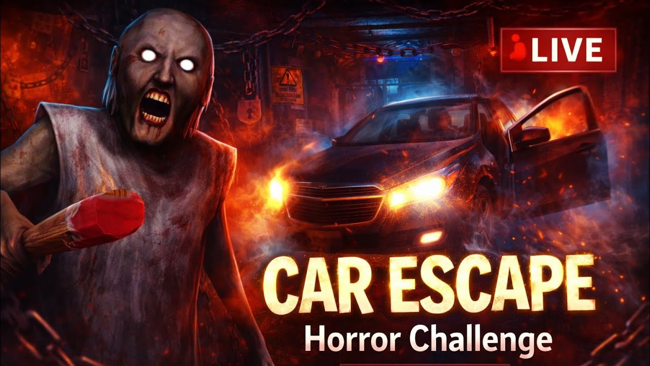 Stuck With Granny in Escape Room 😨👻 | Non-Stop Horror Live Gameplay | SharpX Playz
