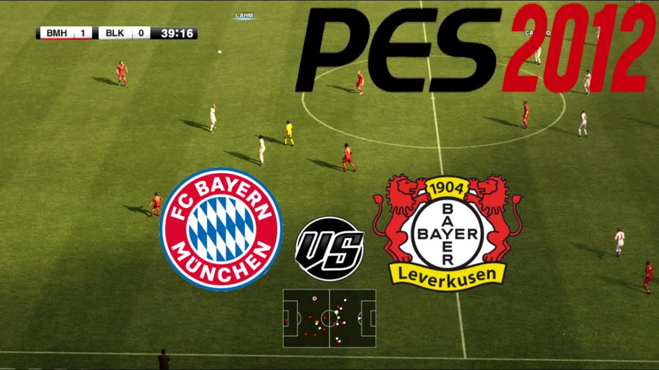Pro Evolution Soccer 2012 - Bayern München vs Bayer Leverkusen Gameplay (1080p60fps)