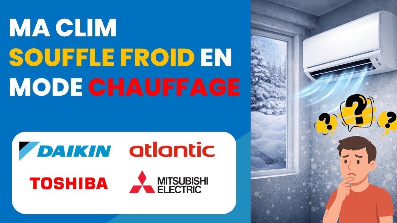 Pourquoi ma climatisation souffle de l’air froid en mode chauffage ?