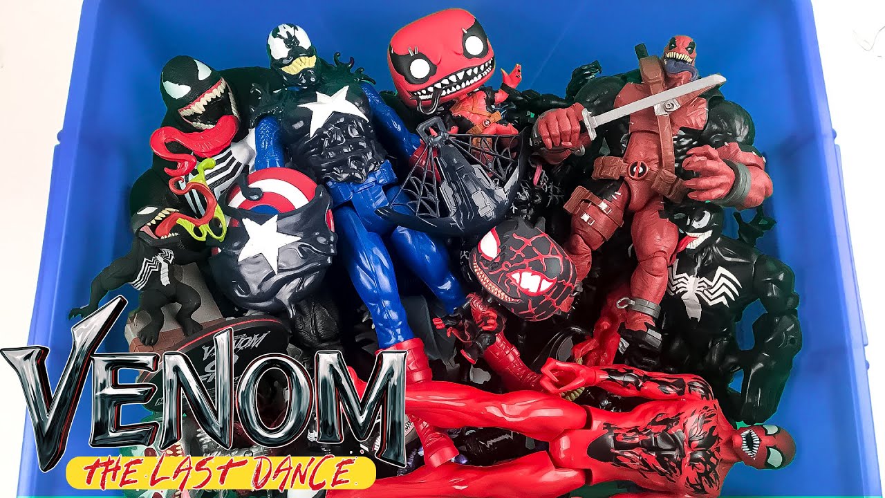 VENOM The Last Dance: Caja Gigante con Toda la Colección de Simbiontes de VENOM