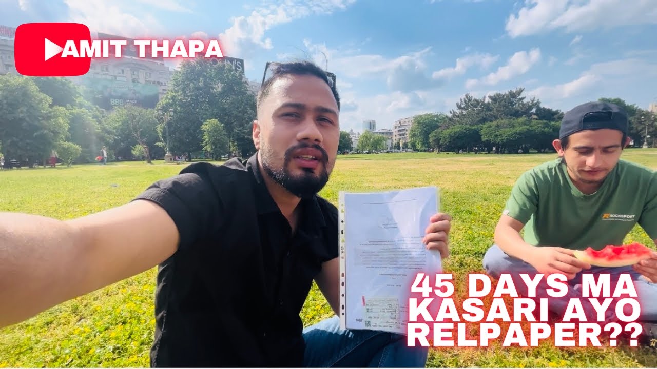 Romania 🇷🇴 ako 45 days ma kasari Liyo released paper sathy le?? kati month ma dinxa noc paper??😴