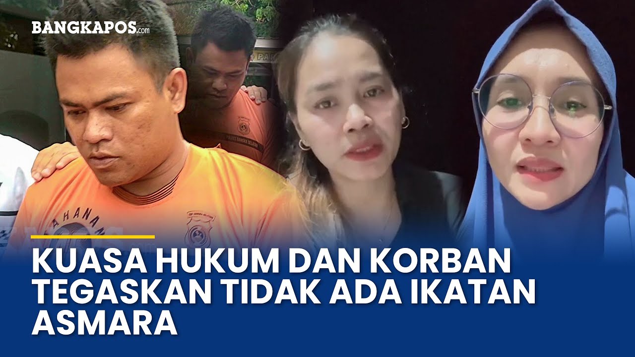 Pelaku Penikaman di Toboali Hanya Teman, Kuasa Hukum dan Korban Tegaskan Tidak Ada Ikatan Asmara