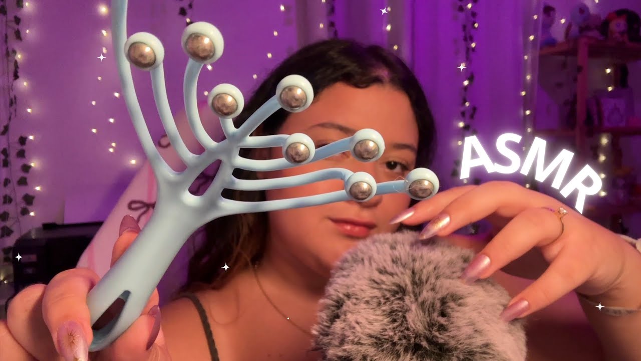 ASMR | CAFUNÉ intenso para CAIR no SONO 💆🏻‍♀️✨ (sussuros, head massage e muito cafuné)