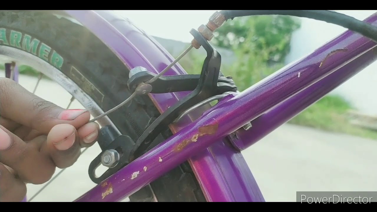 How to adjust breaks in ladies cycle #themanish