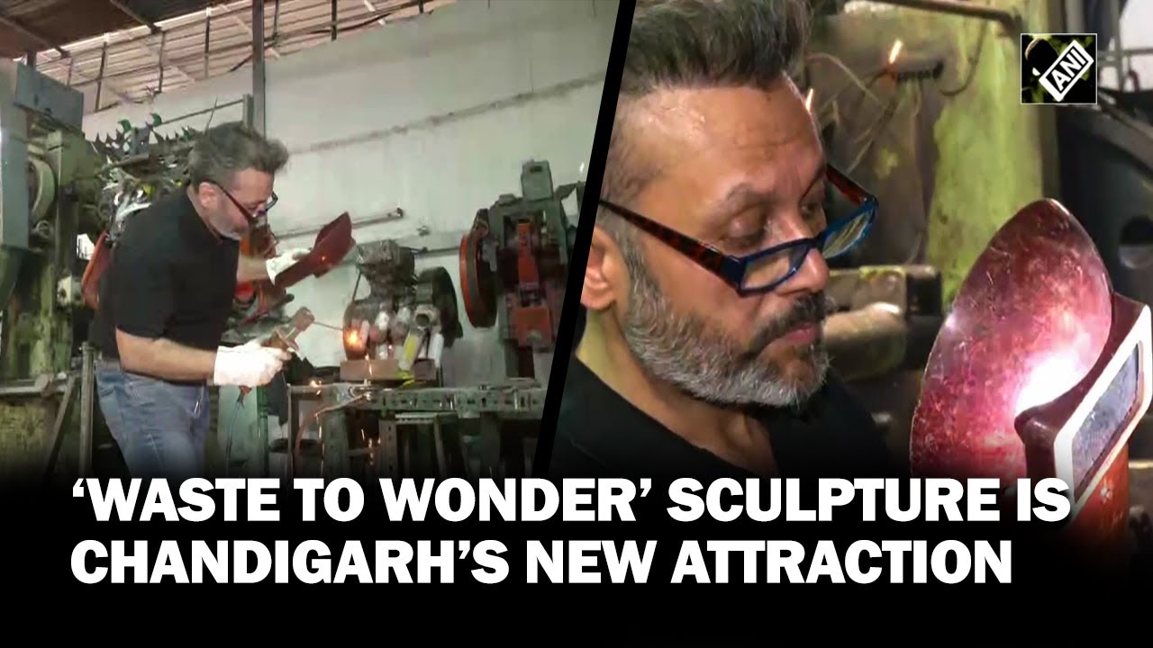 &lsquo;Waste to Wonder&rsquo; sculpture in Chandigarh becomes new attraction centre for youths