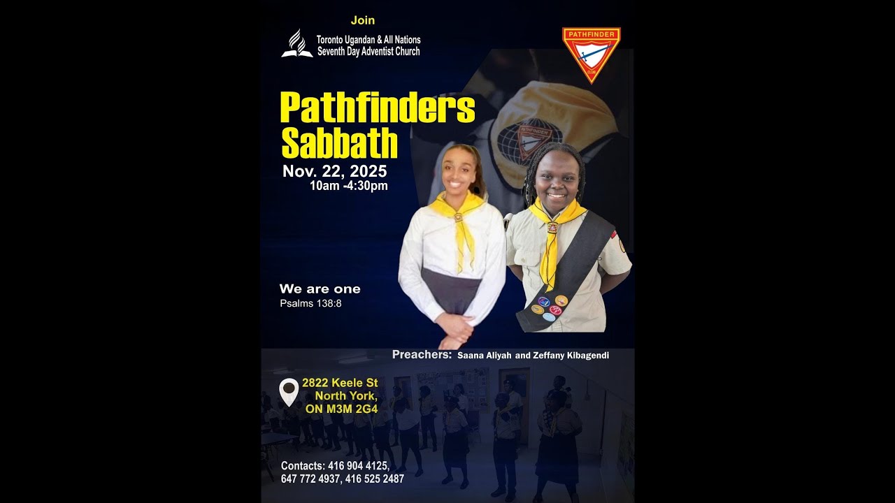 PATHFINDERS SABBATH WORSHIP 2 - NOVEMBER 22, 2025
