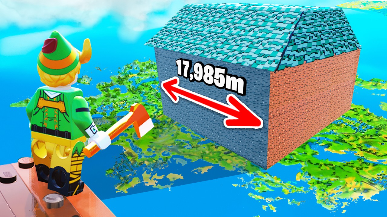 Я построил самую большую базу Lego Fortnite