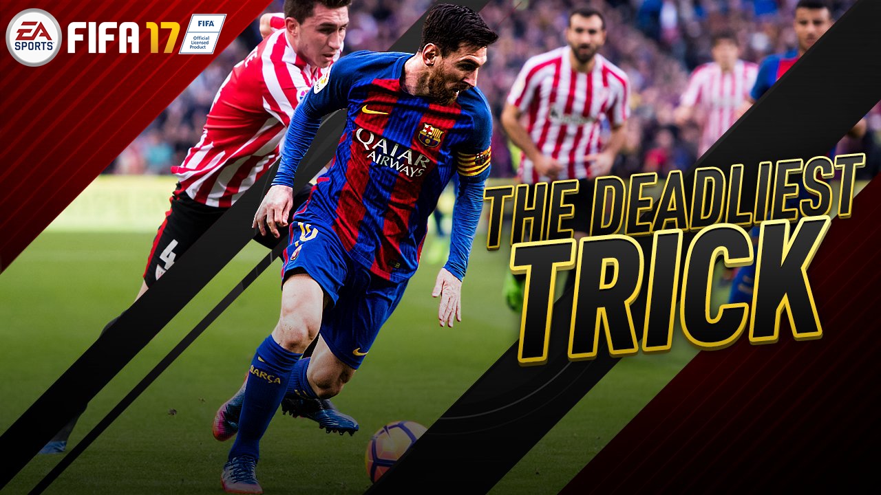 FIFA 17 IMPOSSIBLE TO DEFEND ATTACKING TRICK TUTORIAL - UNSTOPPABLE DRIBBLING TECHNIQUE -DEADLY MOVE