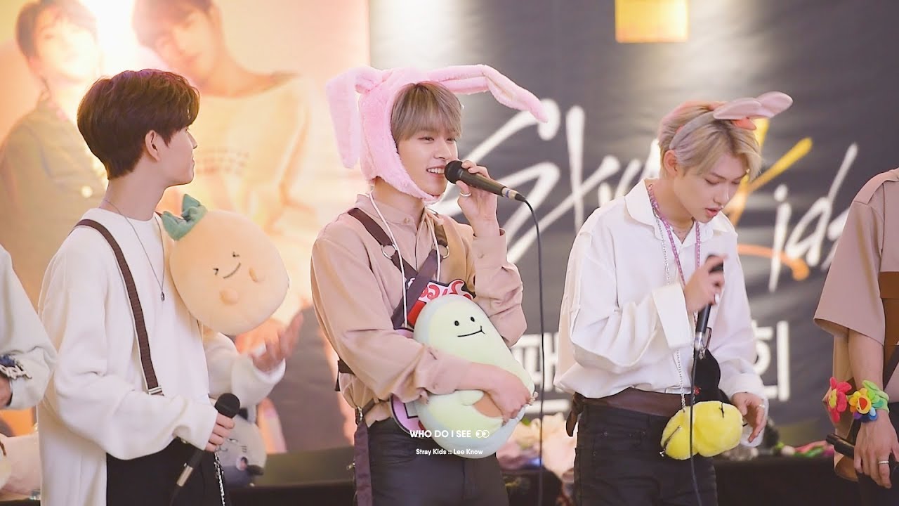 190707 스트레이 키즈 Stray Kids 여의도 팬사인회 / 인사 & 'Mixtape#4 (고장난 나침반)' (리노 LeeKnow focus)