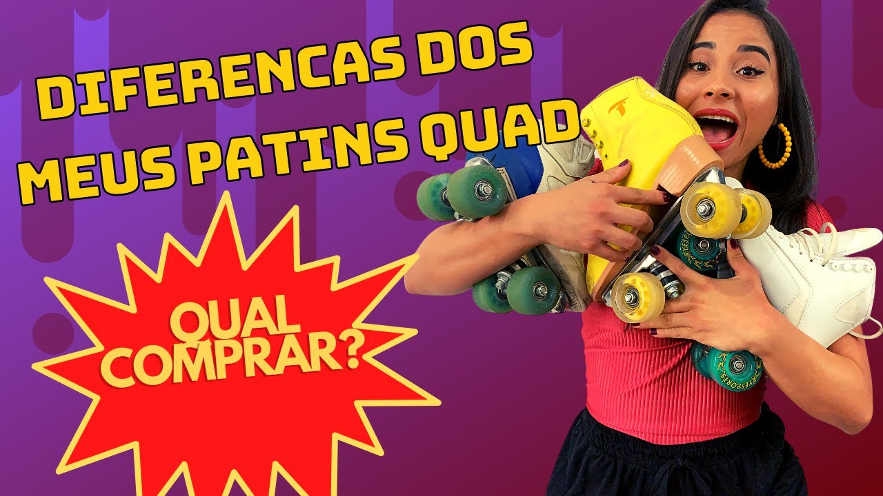 Qual é o melhor patins para iniciante? Diferenças dos meus patins quad.