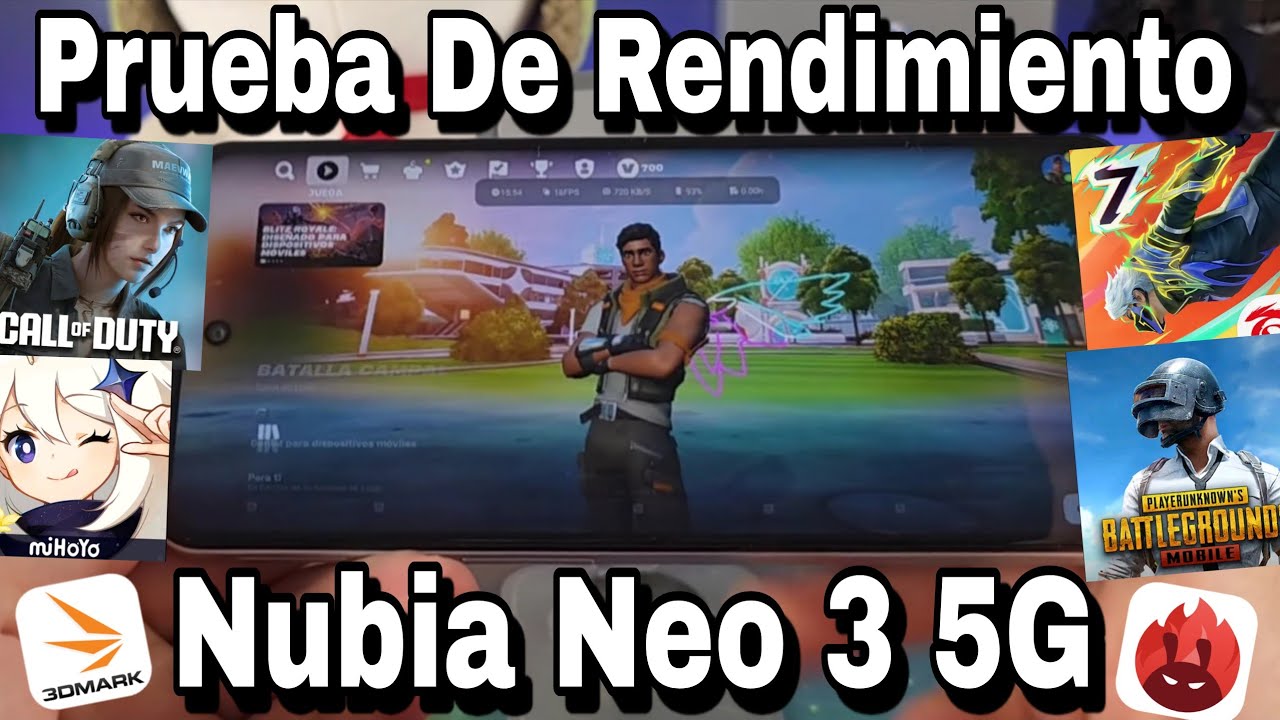 🎮 Nubia Neo 3 5G 🕹️ Prueba De Rendimiento Y Juegos