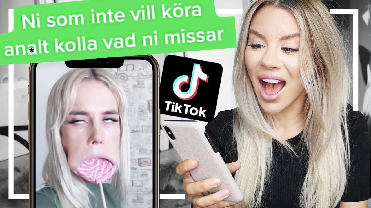 REAGERAR PÅ TIKTOK *mycket opassande*