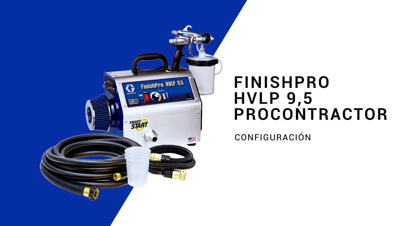 Tutorial de FinishPro HVLP 9.5: cómo configurar su pulverizador