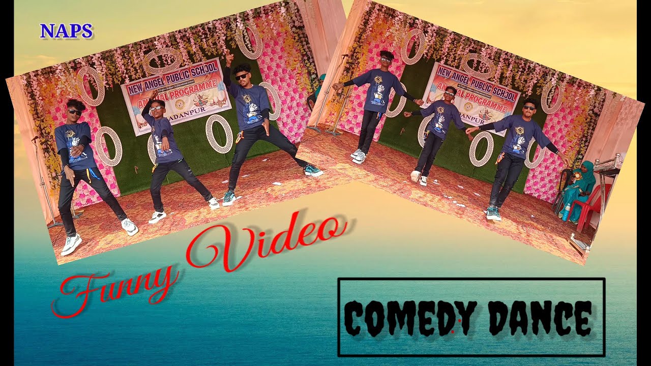 FUNNY MIX DRAMA PRESENT BY STUDENTS OF NEW ANGEL PUBLIC SCHOOL MADANPUR