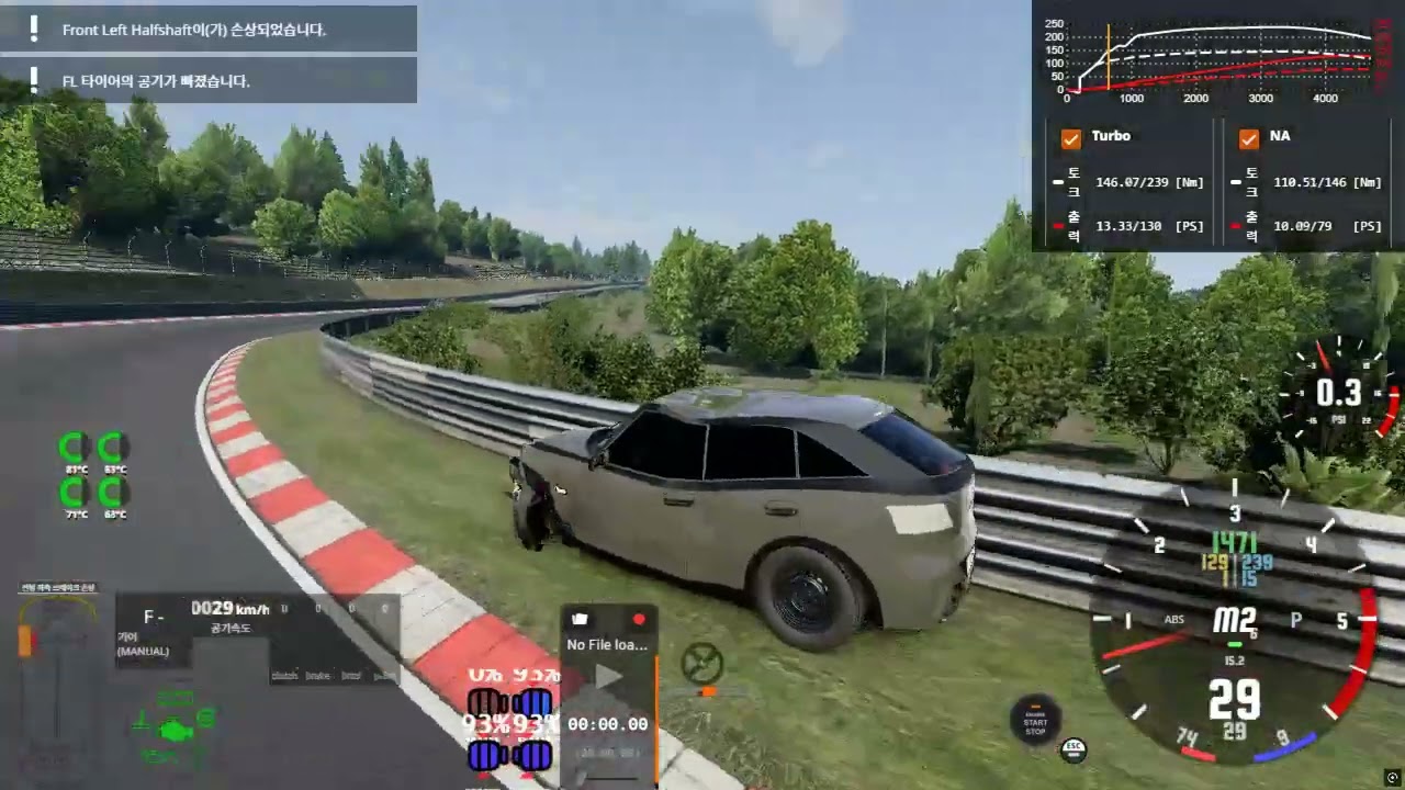 TDF Louvar SUV Test drive on Nurburgring (Race with fast Ai)