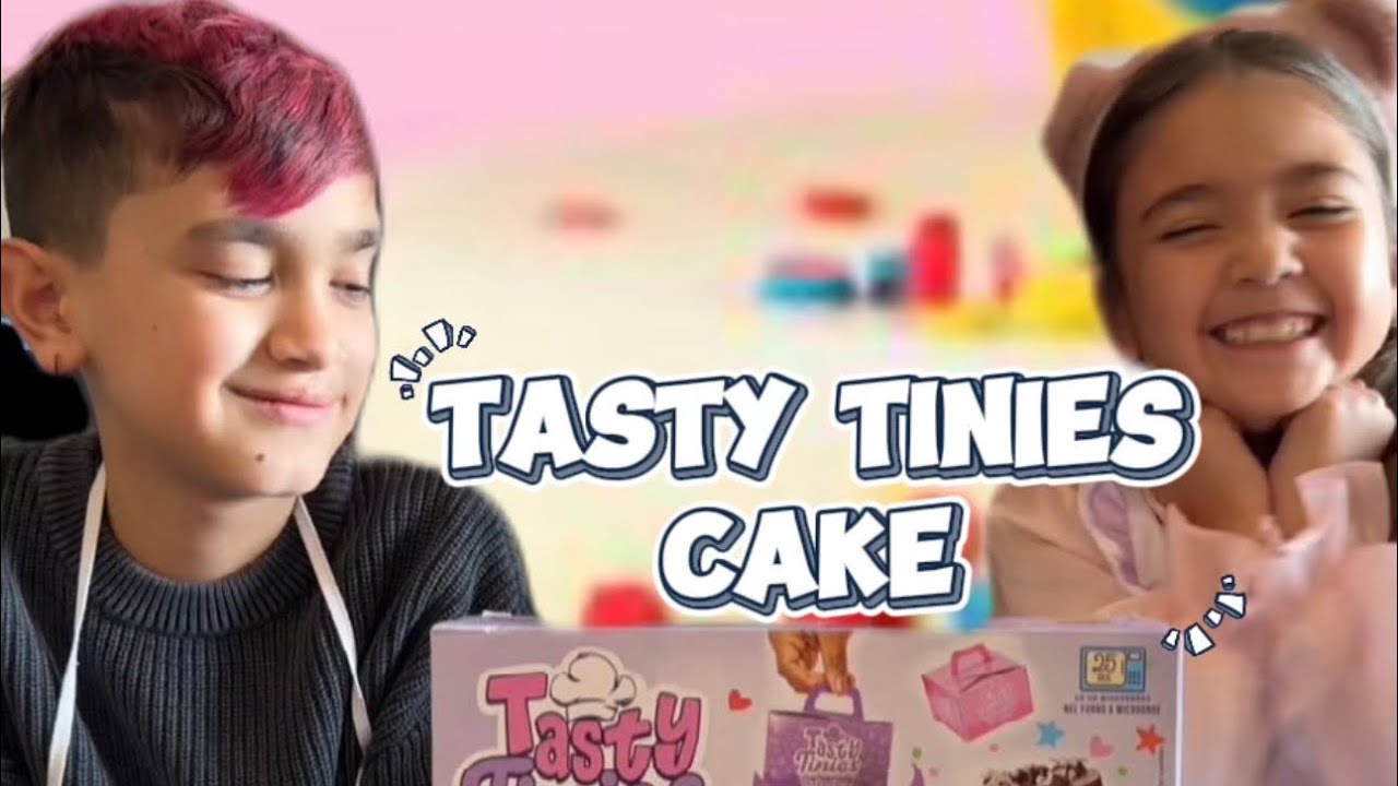 NOAH E SOLE CUCINANO MINI TORTINE FAKE! #cake #funny #family #kids