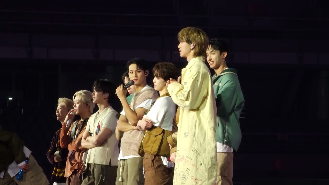 241013 세븐틴 고양콘서트 막콘 중간멘트 유닛곡 설명