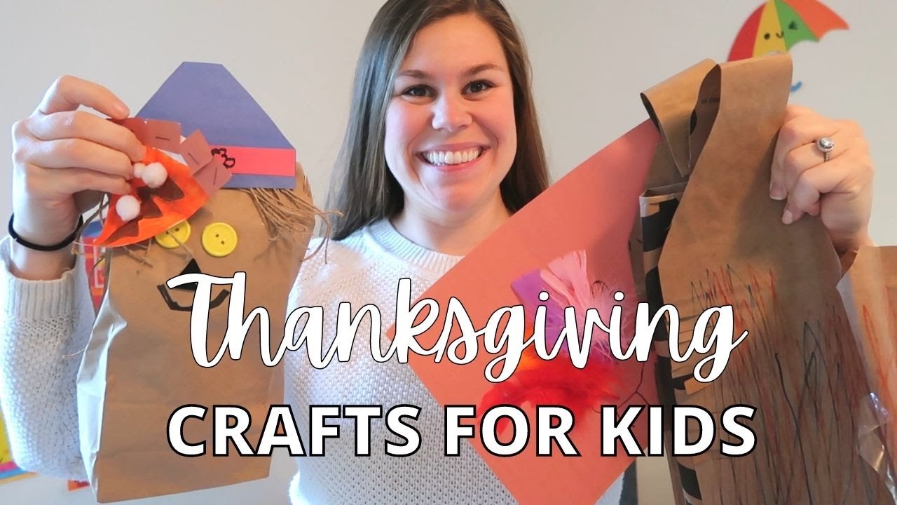 EASY KIDS THANKSGIVING CRAFTS // THANKSGIVING CRAFTS FOR KIDS