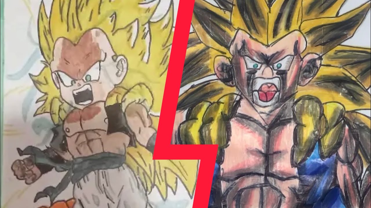 Reedibuje a Gotenks ssj3 de un suscriptor!!