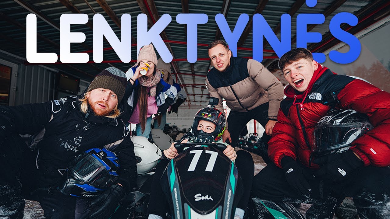 LENKTYNĖS SU KARTINGAIS ANT LEDO?! | butomis, Aqva, Gretasweet, STIMOMEDIA, Talžūnas | Pildyk