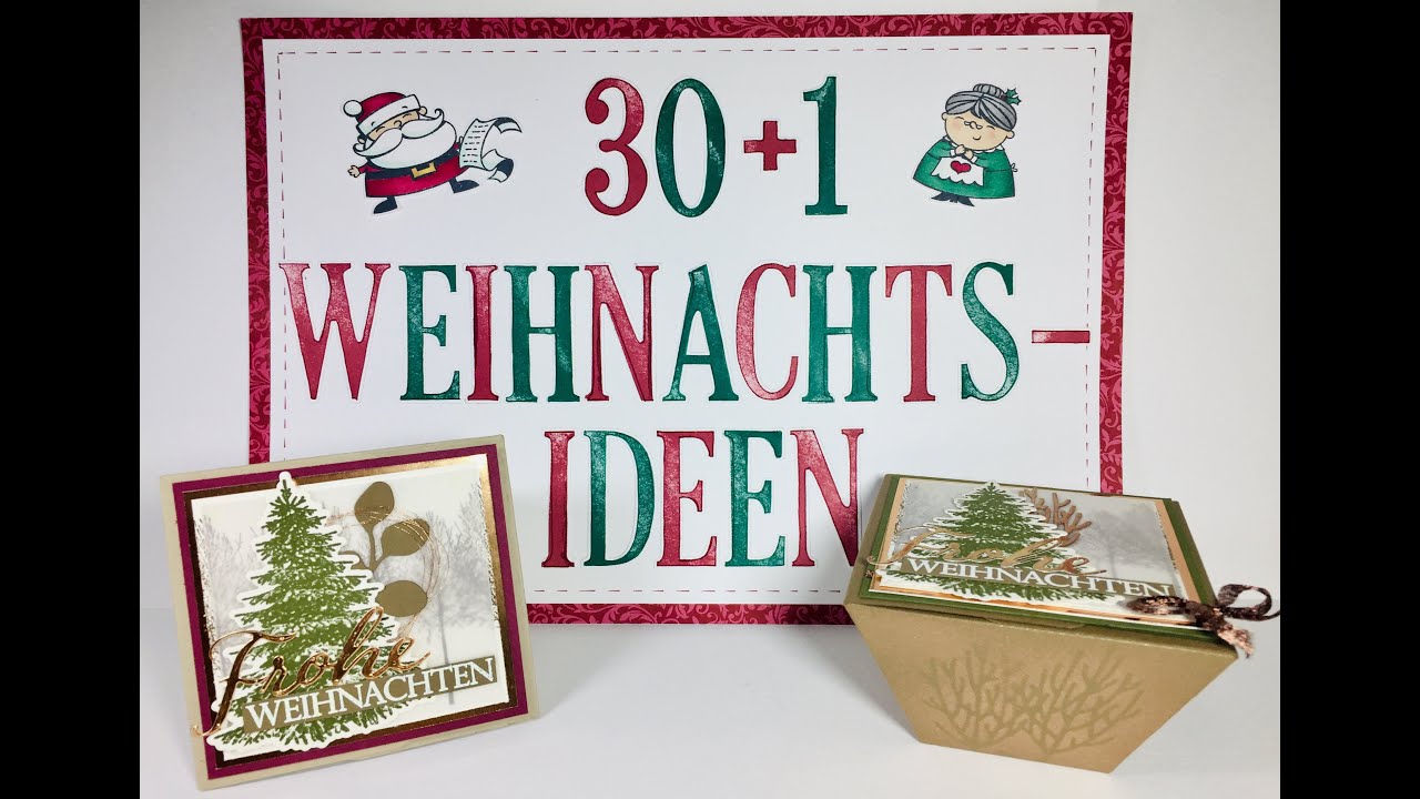 30+1 Weihnachtsideen - Tag 17: Trapezbox