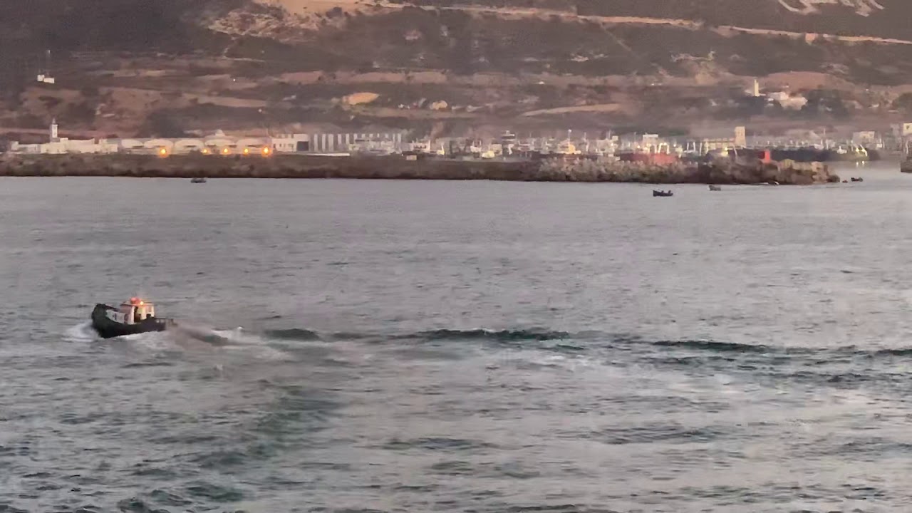 Arriving at Agadir Port Morocco