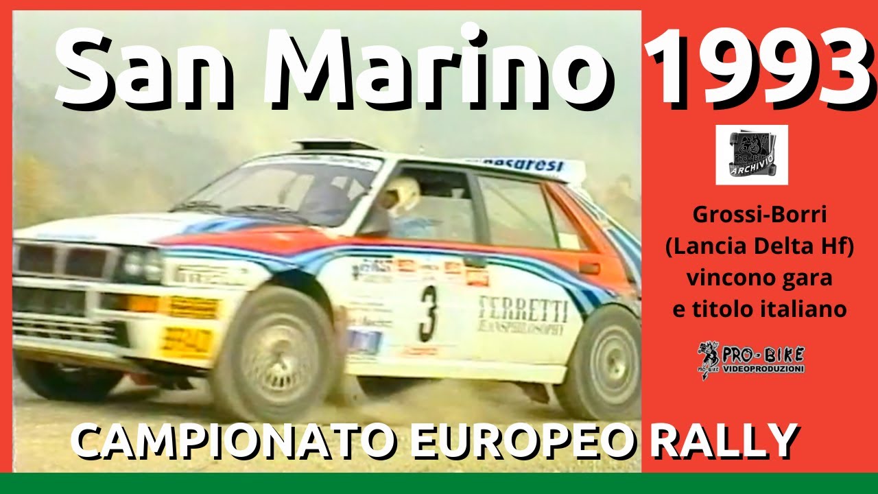 Rally di San Marino 1993 - Trofeo Tradizione Terra e Campionato Europeo Rally