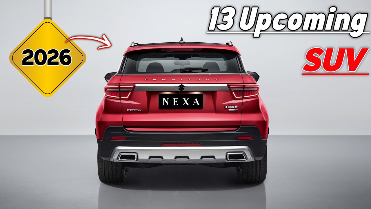 INDIA मैं LAUNCH होगी 13 NEW SUV's || 13 UPCOMING Cars in india 2026 ||