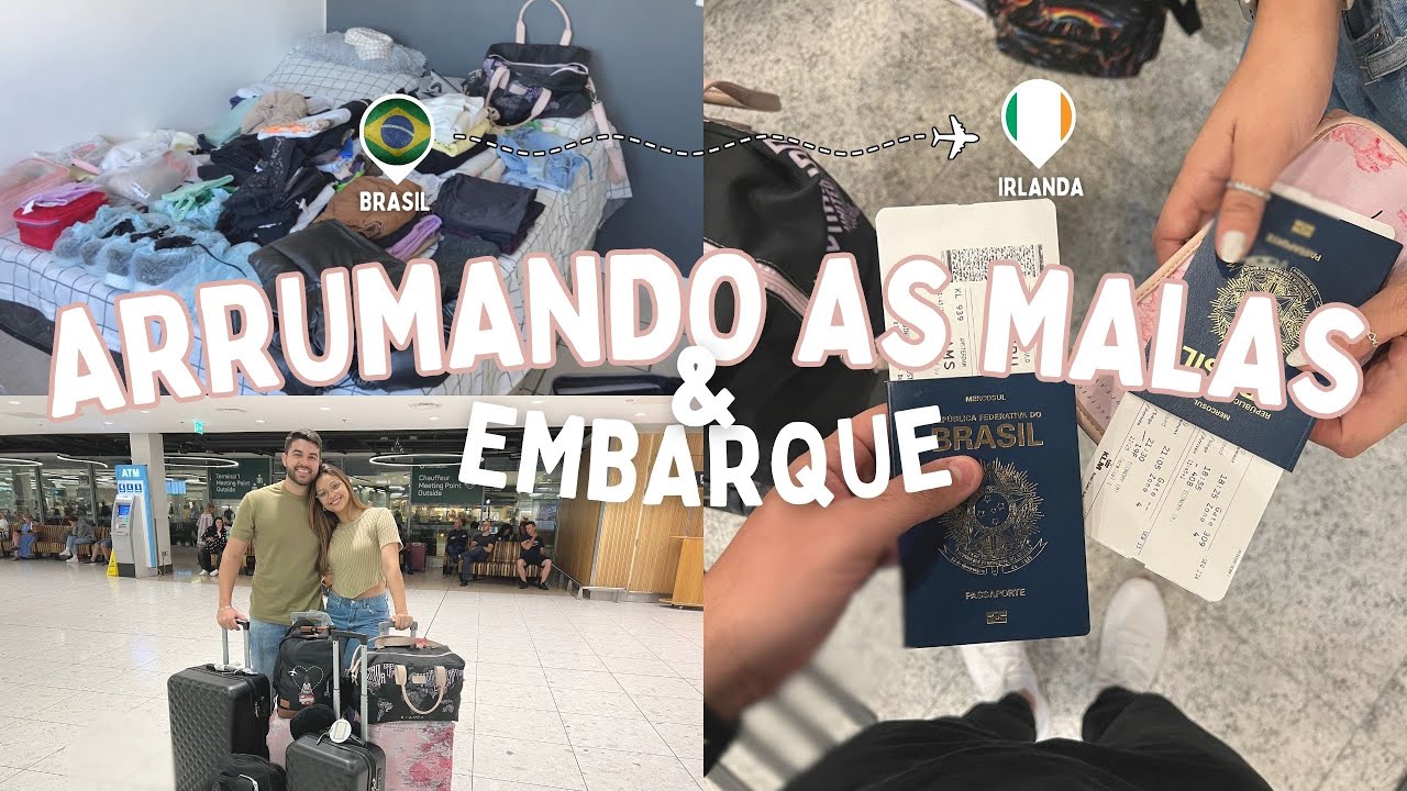 Arrumando a Mala para 8 Meses na Irlanda 🇮🇪 | Embarque para Irlanda