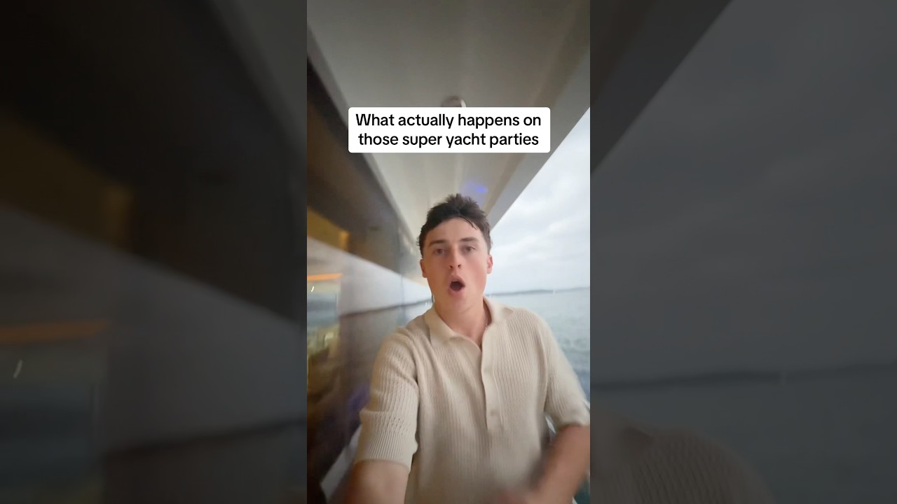 I went to a super yacht party and I can&rsquo;t believe what I saw&hellip;