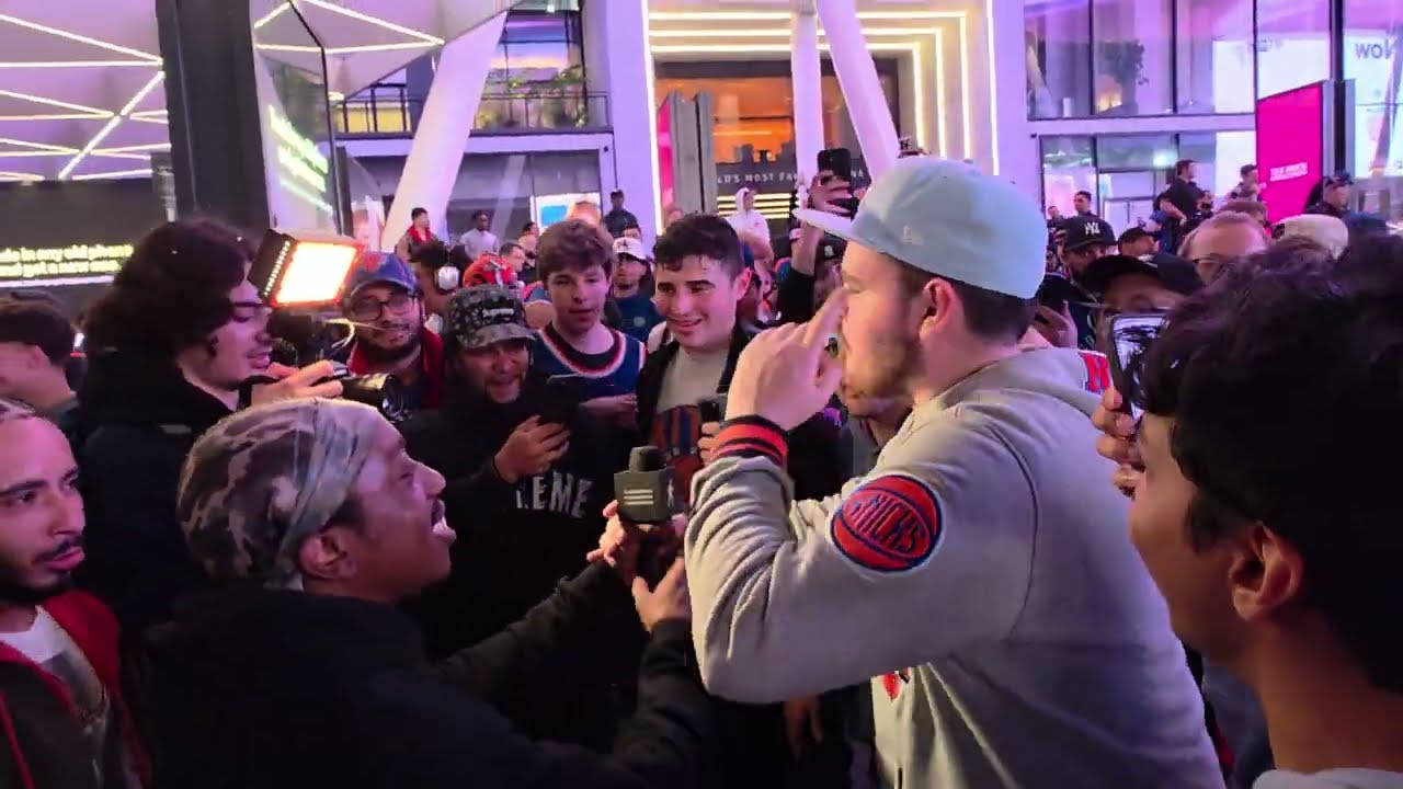 Knicks Fans Celebrate INSANE 20-point Game 1 comeback against the Celtics outside MSG!!