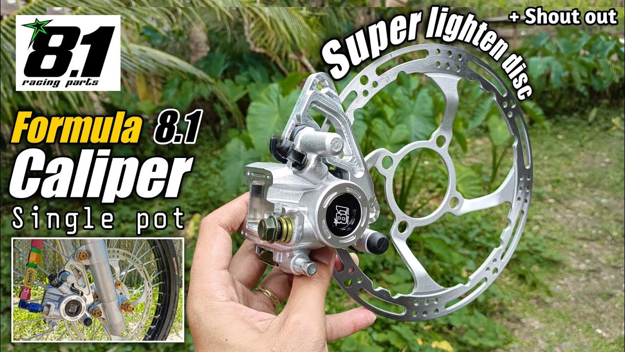 Formula 8.1 caliper x Super lighten disc installed on Raider 150 | StreetBike | Bobwerkz mmvlog