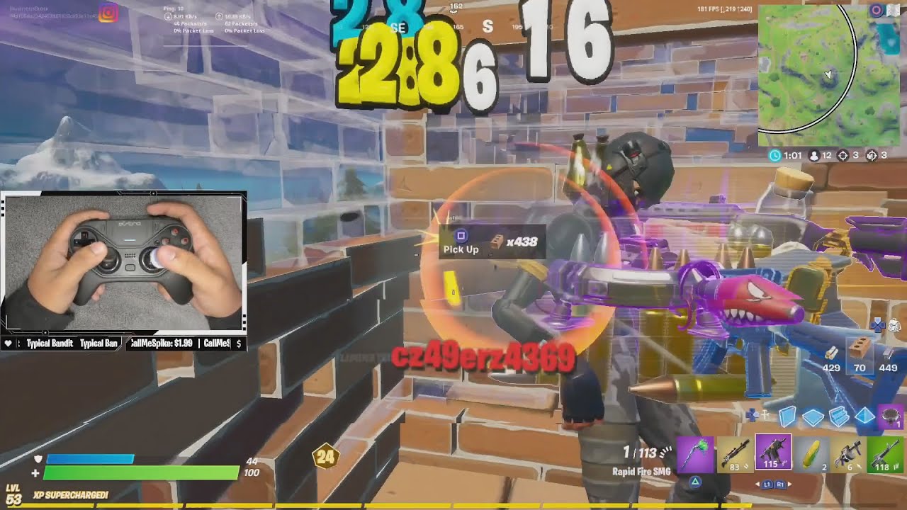 Fortnite Hypenite Win After the Aim Assist Nerf 😷 (Controller Handcam) | BrockPlaysFortnite