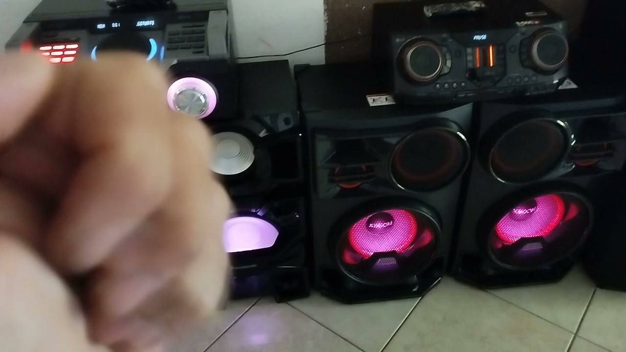 DUELO PANASONIC MAX 4000 VS LG CL 98 O PAU QUEBROU!😬