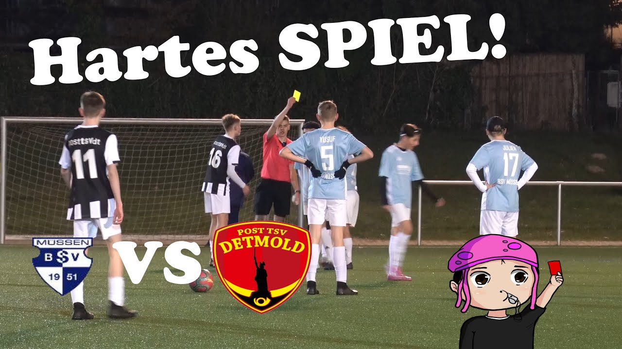 Schiedsrichter pfeift HARTES C-Jugend Spiel | Qualle pfeift #04