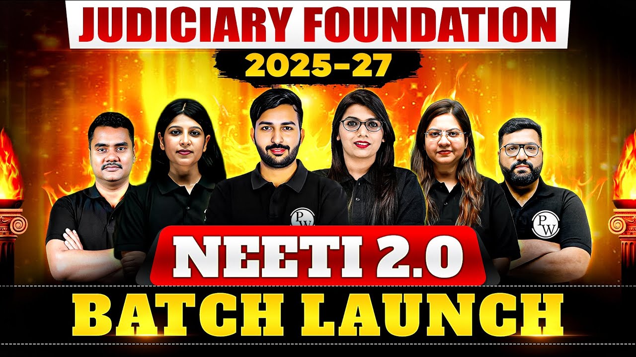 Judiciary Foundation 2025-27 | NEETI 2.0 Batch Launch 🔥| Civil Judge Preparation | Judiciary By PW