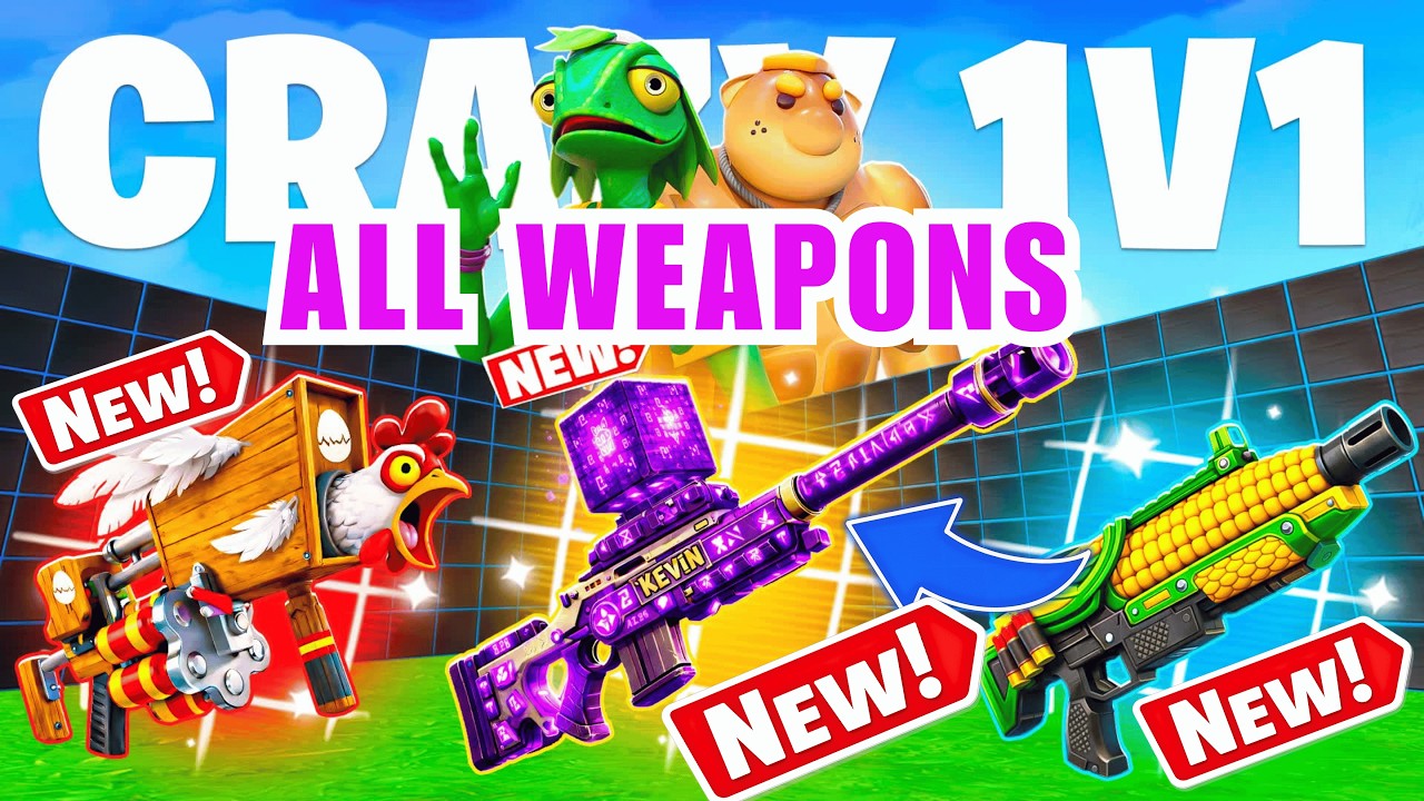 ALL WEAPONS CRAZY 1V1 FFA ALL GUNS & RIDES (KEVIN SNIPER CRAZY 1V1 FFA) -  PART 54 @hozzy hozzy