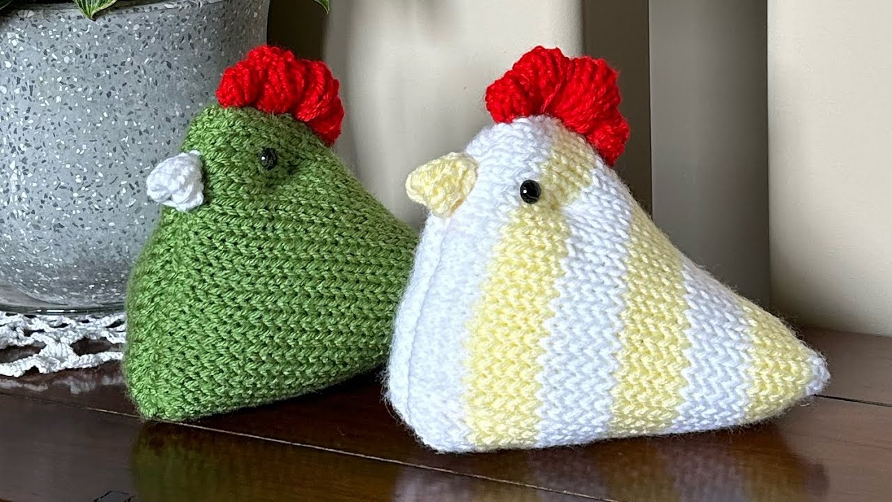 Let’s Make a Chicken! Simple but so cute! Addi 46 and 22 Needle Machines