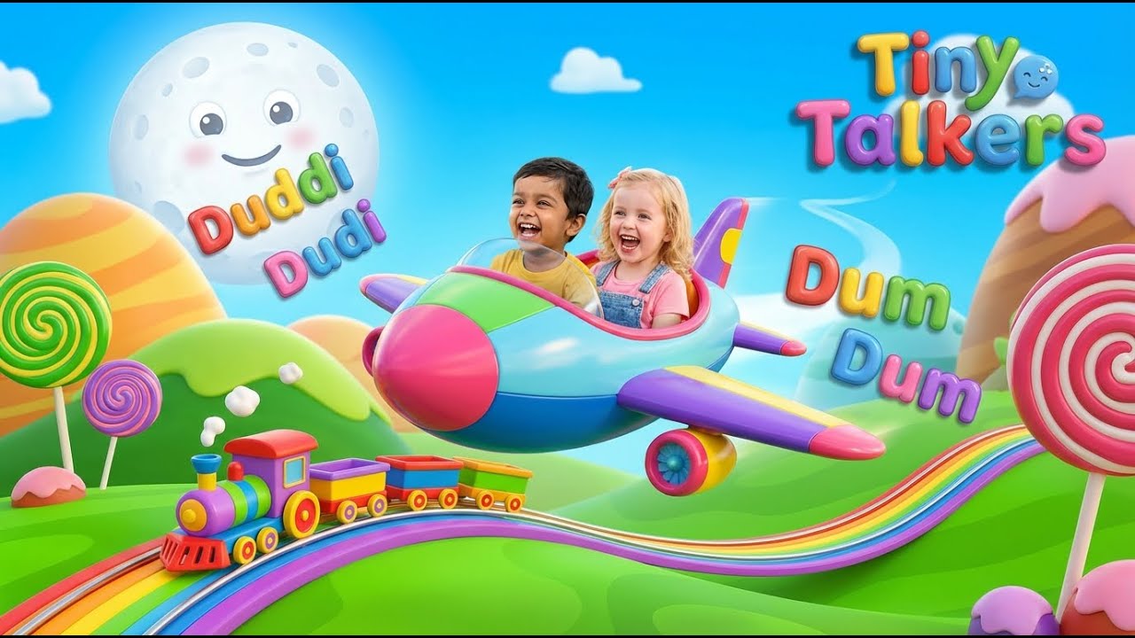 Hours of Duddi Duddi! 🚂✈️ Toddler Dance Party & Cartoon Jets