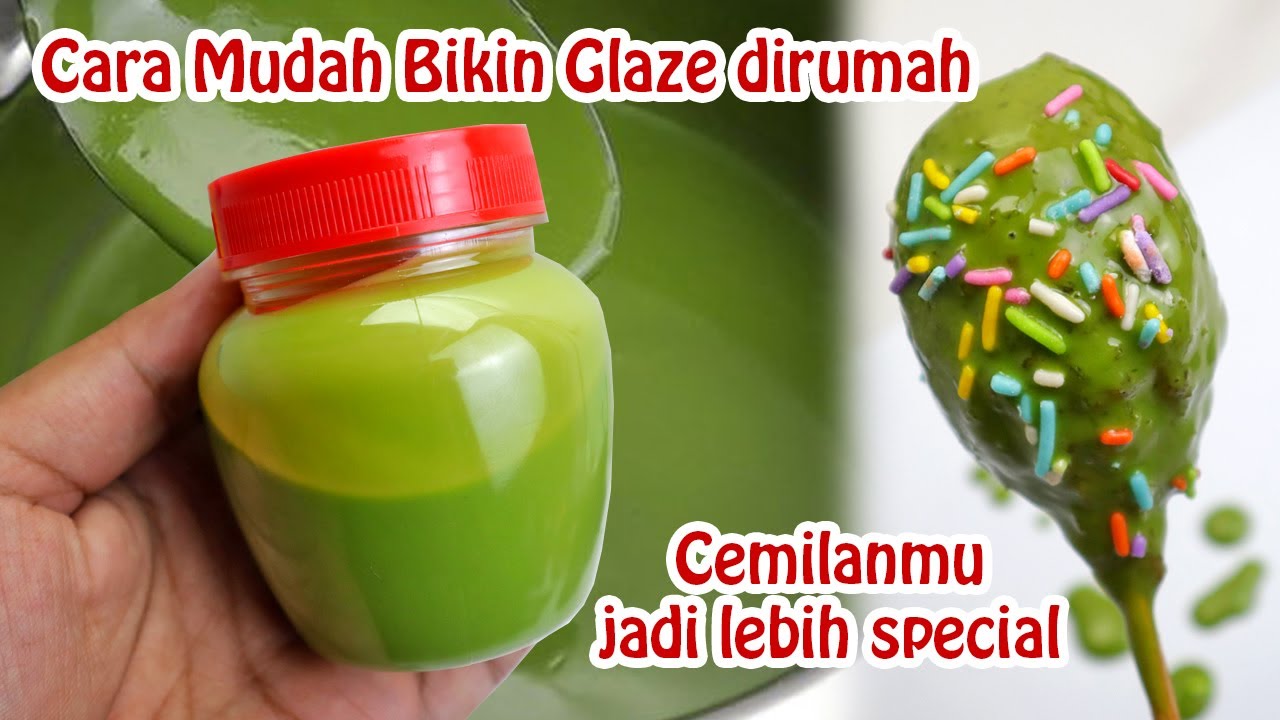 RESEP MUDAH BIKIN GLAZE MATCHA SENDIRI DIRUMAH !! COCOK DIJADIKAN TOPPING DONAT ATAU CORNDOG