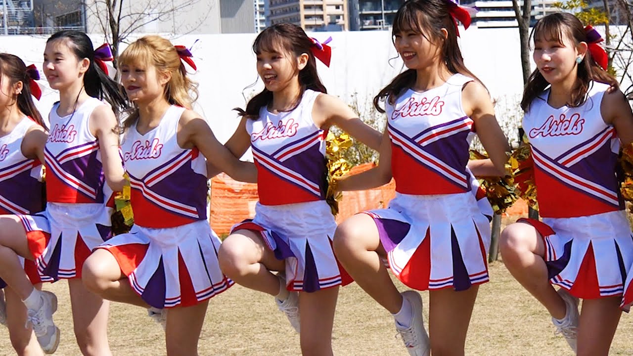 チアダンス × NiziU「Make You Happy」大学生チアサークルArielsで踊ってみた【アリエルズ引退式】