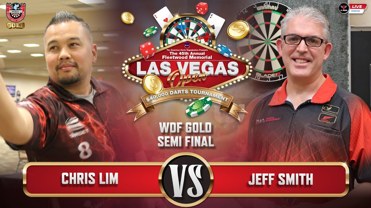 Chris Lim vs Jeff Smith | WDF Gold Semi Final | Las Vegas Open