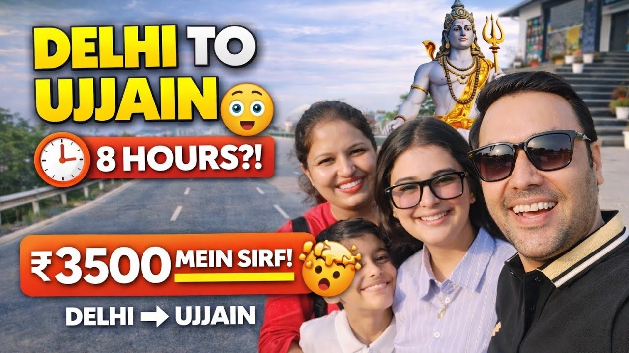 Delhi to Ujjain Road Trip| Total Expense | Tolls | Fuel Cost & Stay 