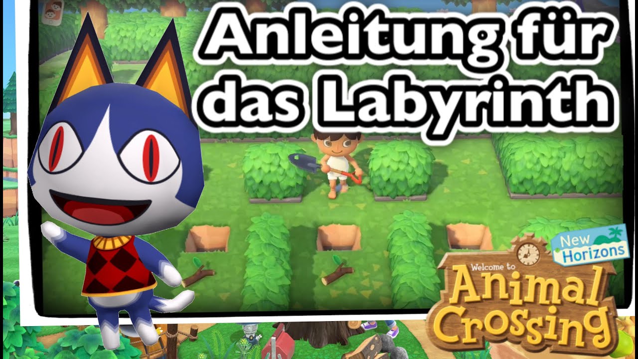 🧳😺Anleitung für das Labyrinth🗺️ ( Labyrinthinsel ) zur Maifeierei -  Animal Crossing New Horizons🏝️