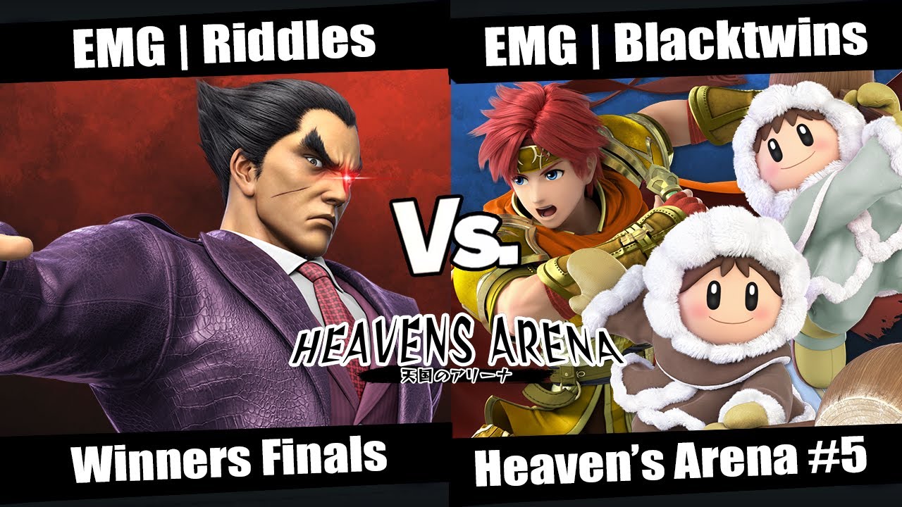 Heaven's Arena #5 Winners Finals - EMG | Riddles (Kazuya) vs EMG | Blacktwins (Roy, Ice Climbers)