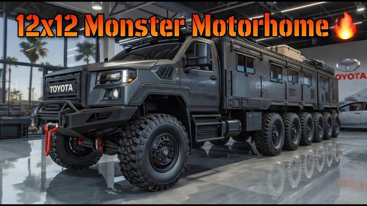 Toyota Thunderbone 12x12 Motorhome – The Craziest Off-Road Luxury Expedition Truck Ever Built!
