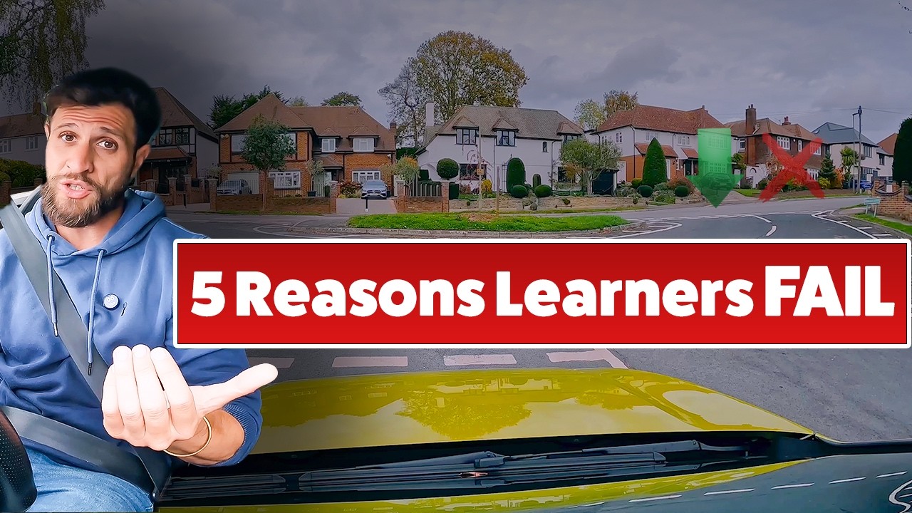 You Failed Your Driving Test Because of These 5 Mistakes
