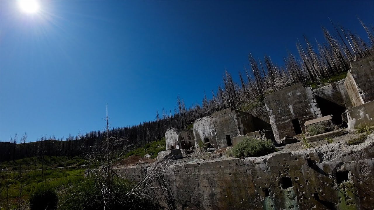 Walker mine what is left after Dixie fire DJI Avata flyover and Mt Ingalls