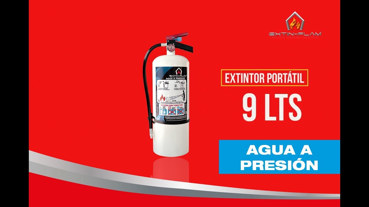 EXTINTOR AGUA A PRESIÓN